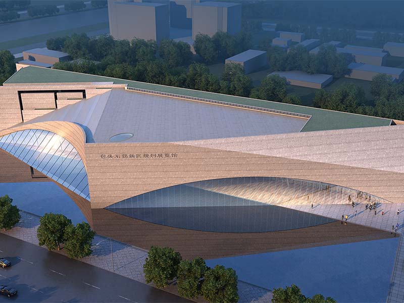 江陰3D動畫廣告公司新區(qū)展覽館3d效果圖制作